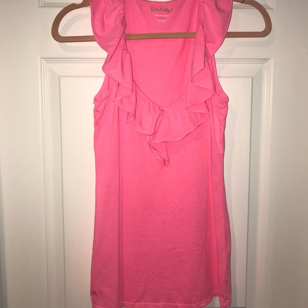 NWOT Lilly Pulitzer ruffle sleeveless top